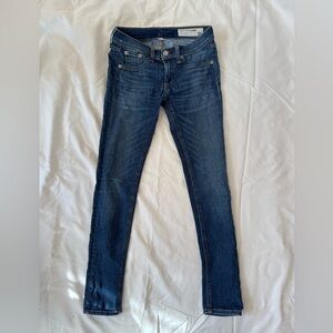 rag & bone Dark Blue Capri Jeans